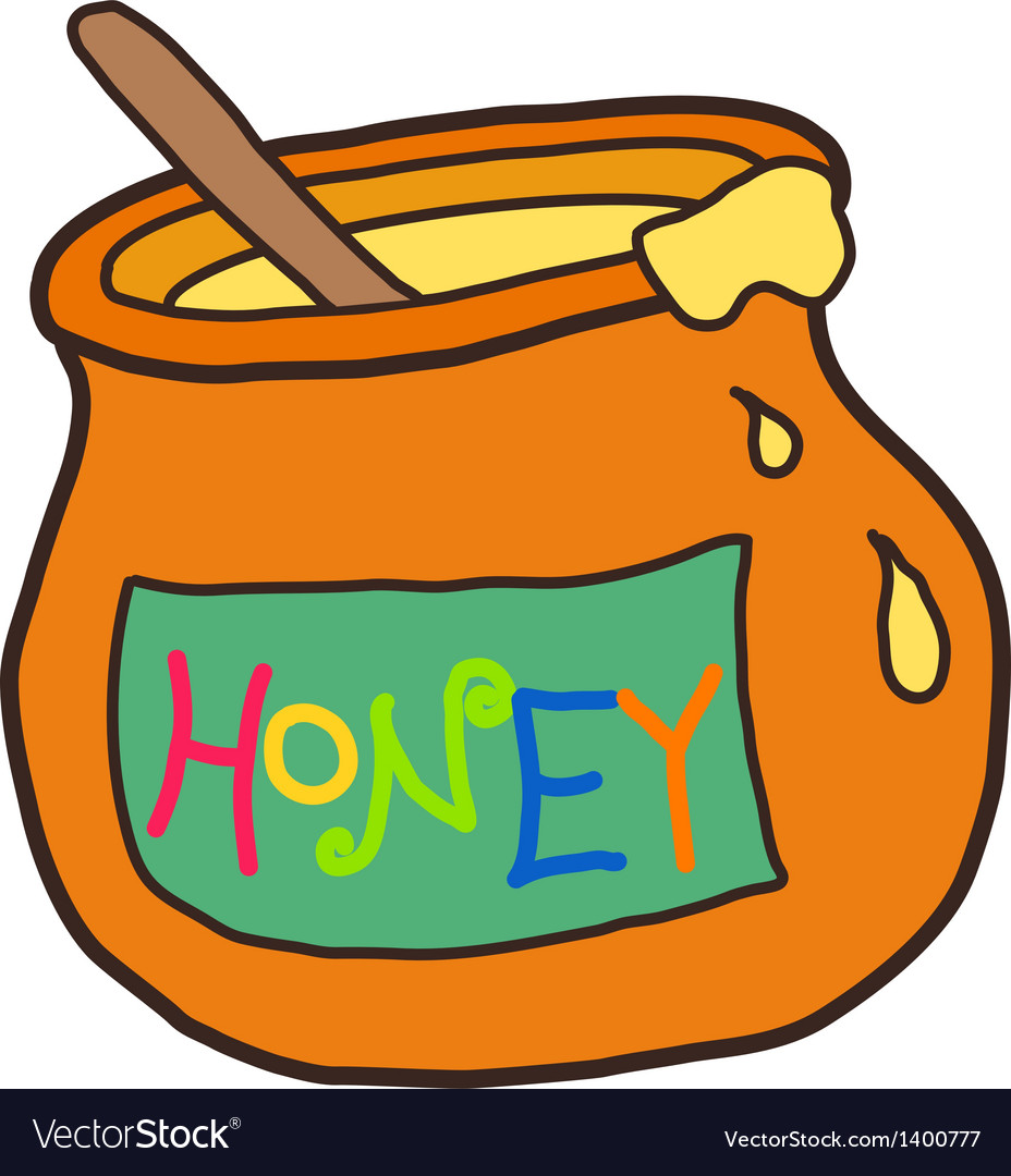 Icon honey Royalty Free Vector Image - VectorStock