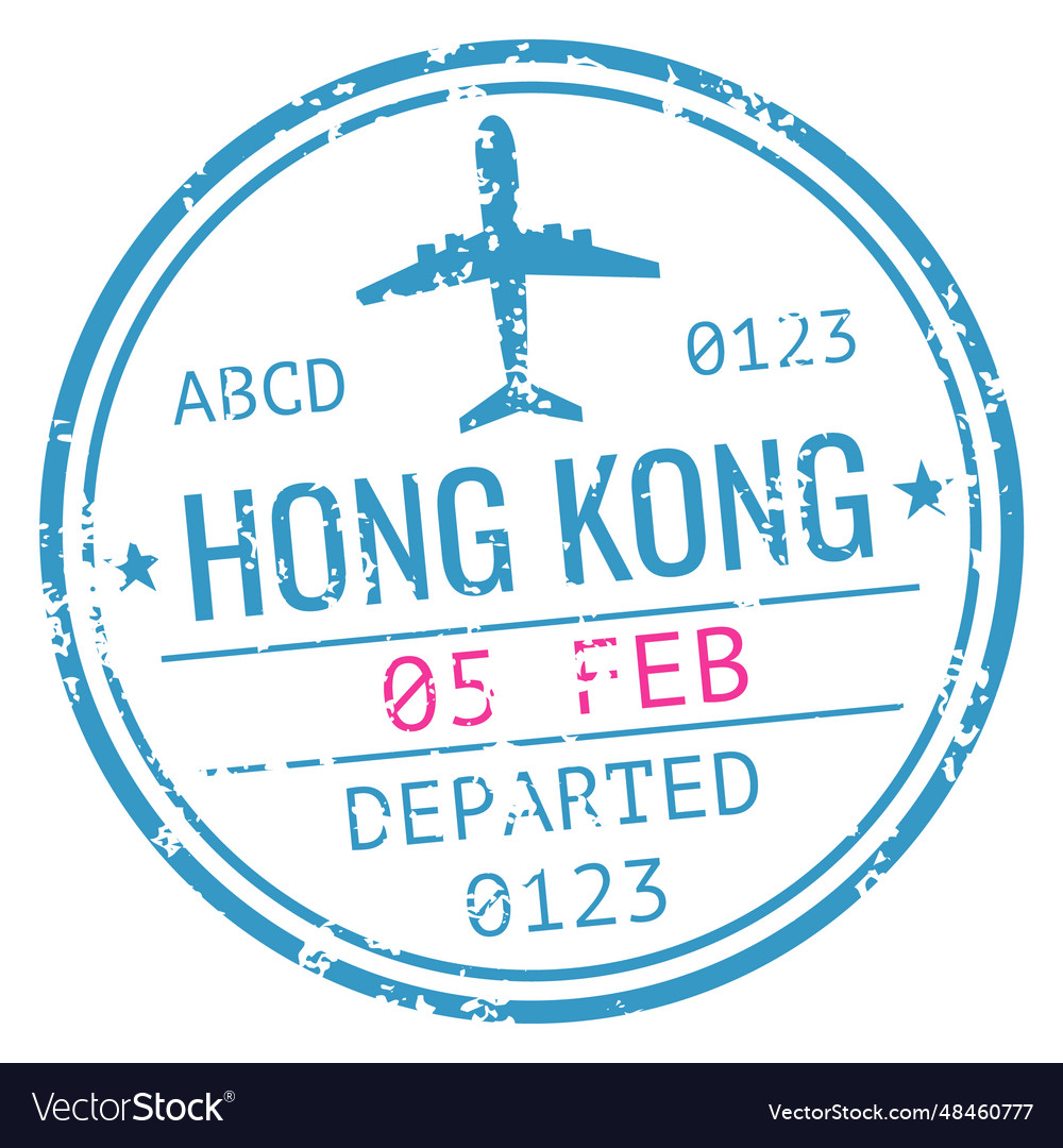 International airport departure stamp grunge Vector Image