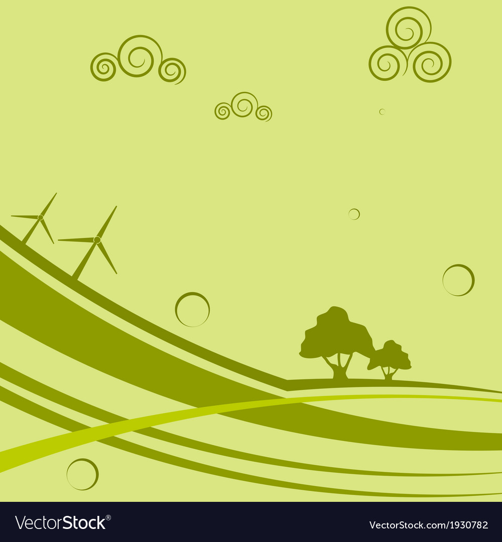 Download Abstract background with wind generators Vector Image