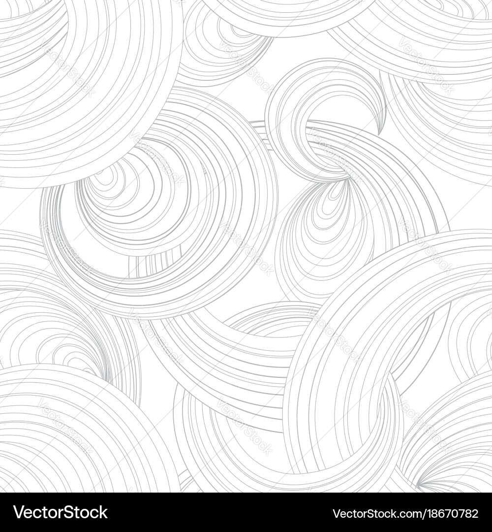 Abstract geometric seamless pattern bubble Vector Image