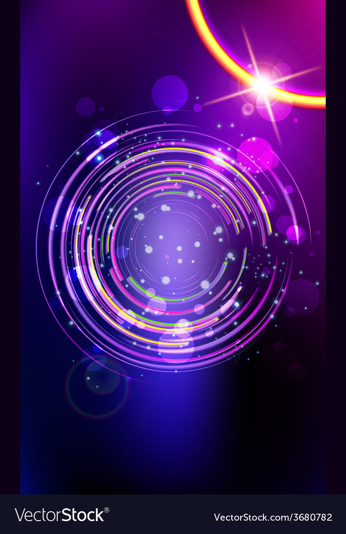 Abstract lens flare background