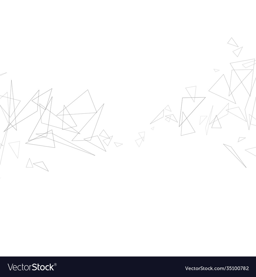 Abstract triangular background on white Royalty Free Vector