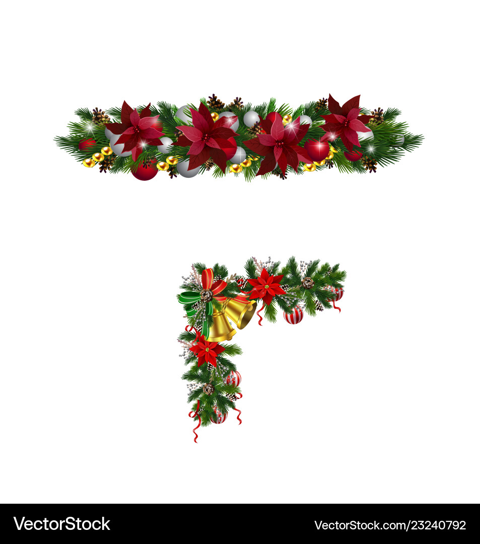 Christmas elements for your designs Royalty Free Vector