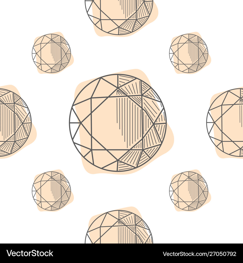 Colorful seamless pattern with hand drawn Vector Image