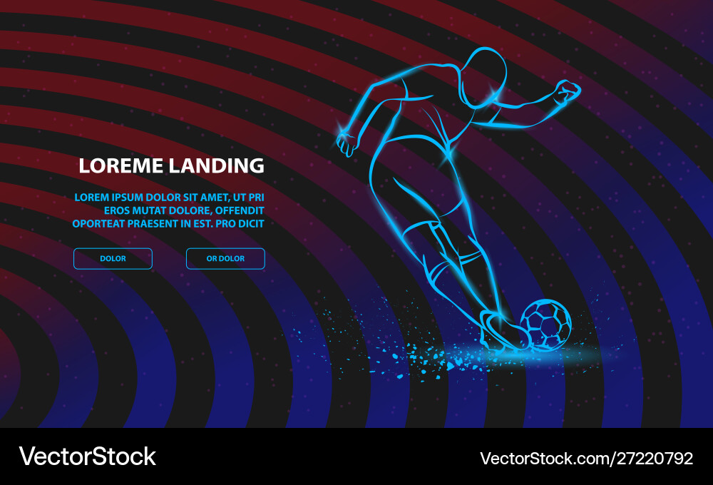 Tricky kick soccer player sport Royalty Free Vector Image