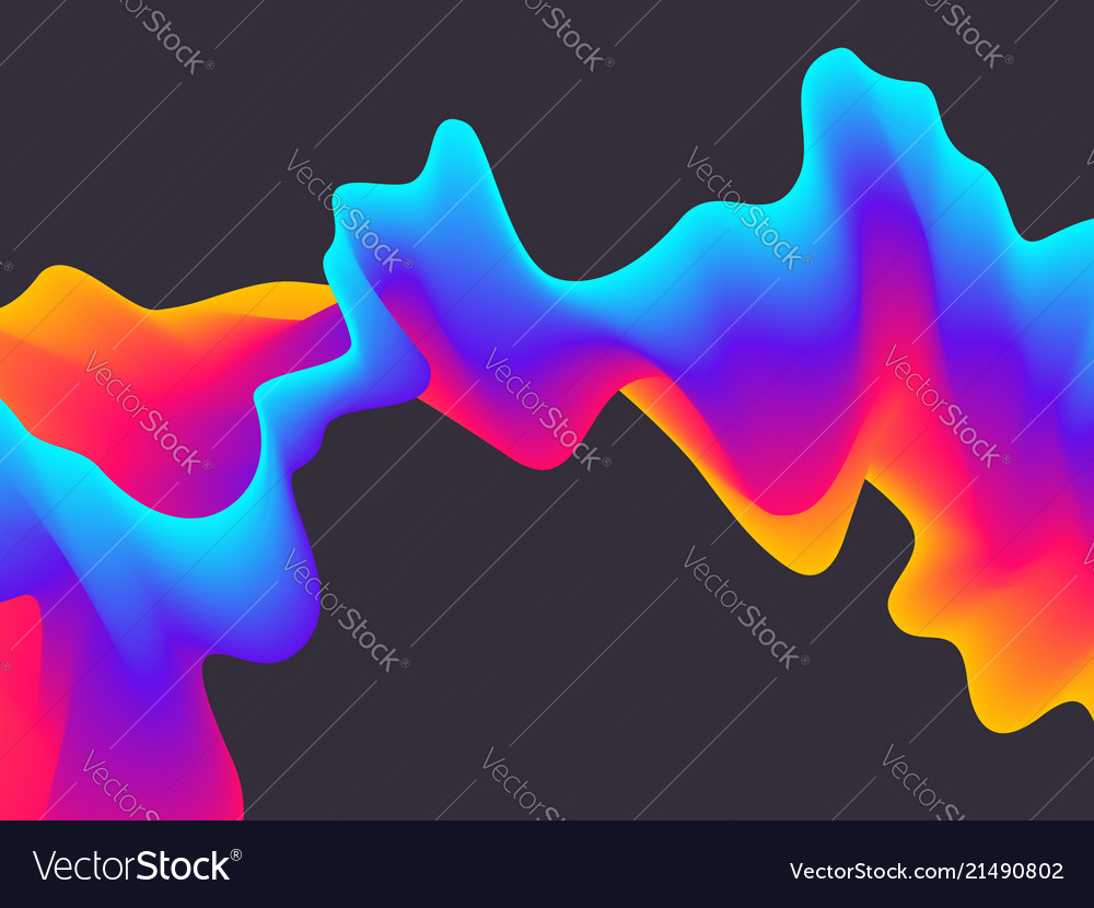 Abstract gradient wavy background futuristic