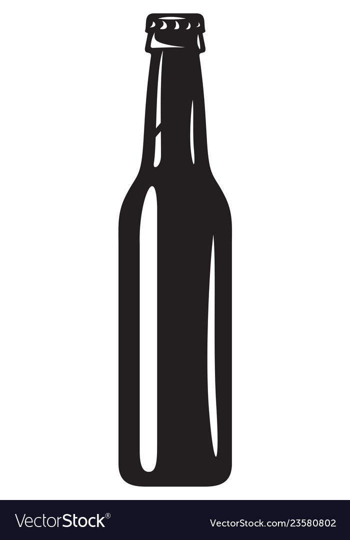 Beer bottle Royalty Free Vector Image - VectorStock