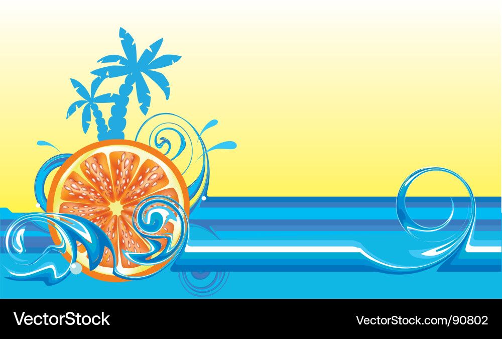 Orange Royalty Free Vector Image - VectorStock