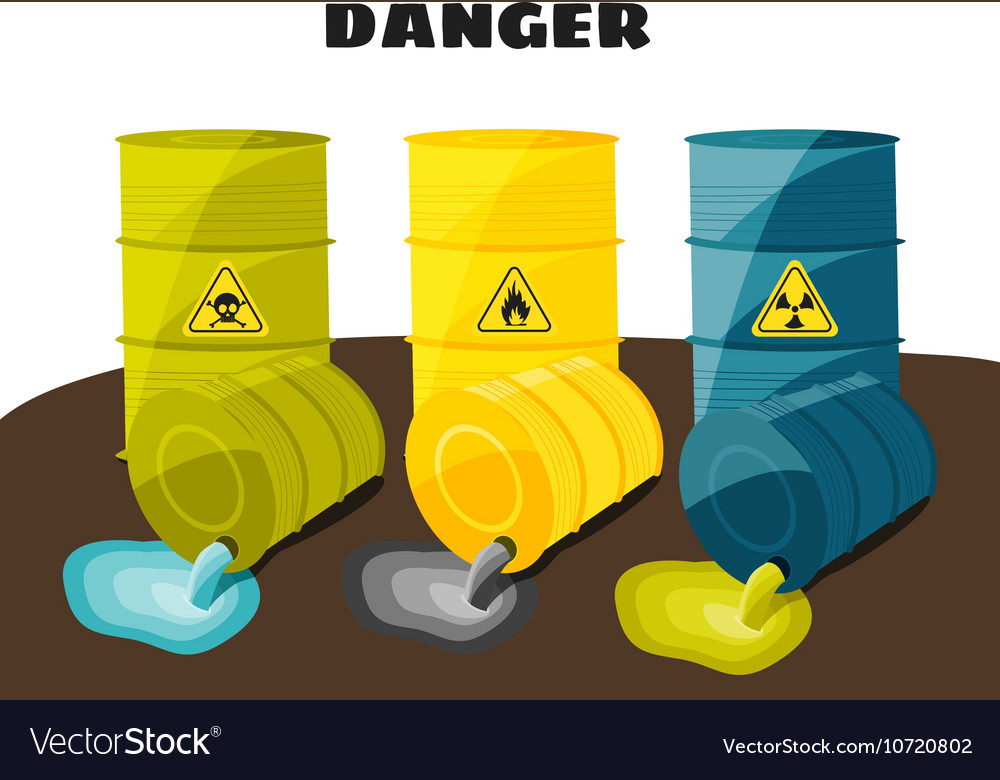 Бочка с химикатами рисунок
