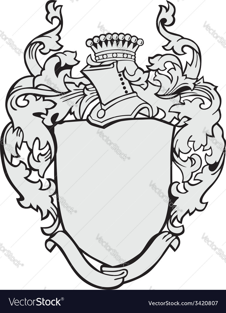 Aristocratic emblem no12 Royalty Free Vector Image