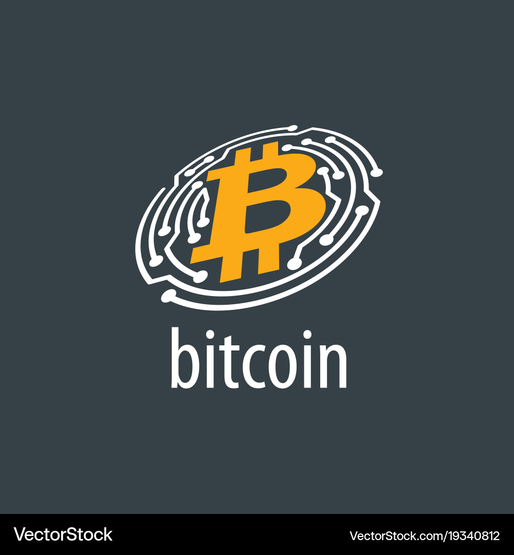 Icon bitcoin Royalty Free Vector Image - VectorStock