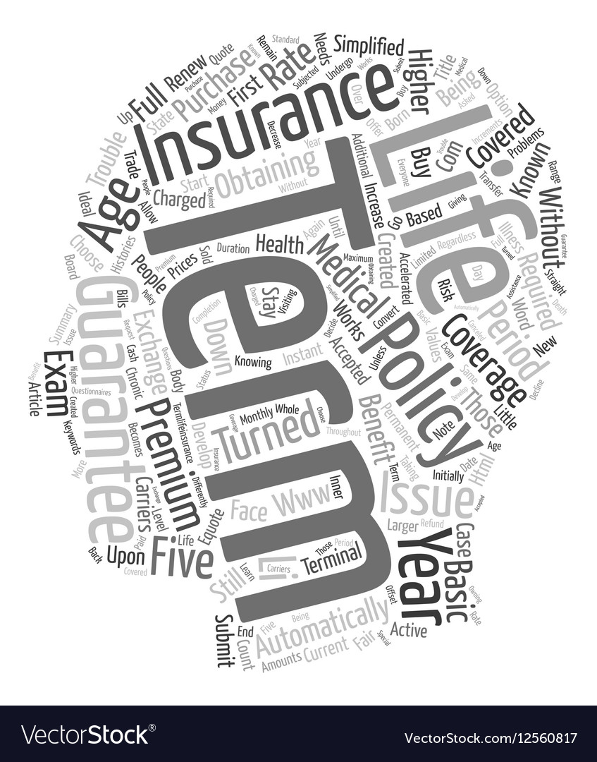 Guaranteed Issue Life Insurance >> Guaranteed Issue Term Life Insurance Text Vector Image Guaranteed Issue Life Insurance >> Guaranteed Issue Term Life Insurance Text Vector Image