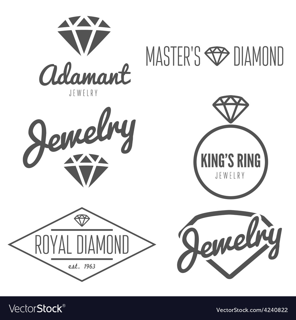 set of logo emblem label print sticker or vector image label print
