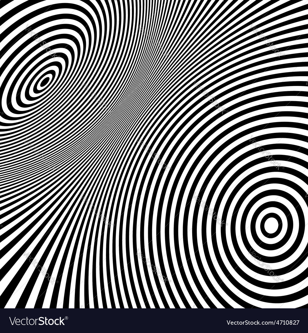 Pattern With Optical Black And White Royalty Free Vector