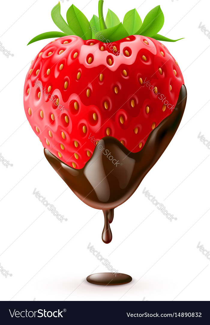 Sweet strawberries Royalty Free Vector Image - VectorStock