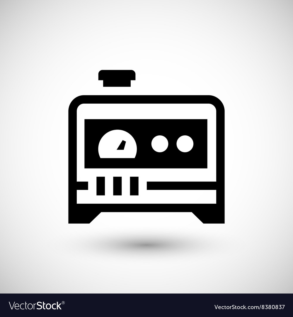 Download Electric generator icon Royalty Free Vector Image