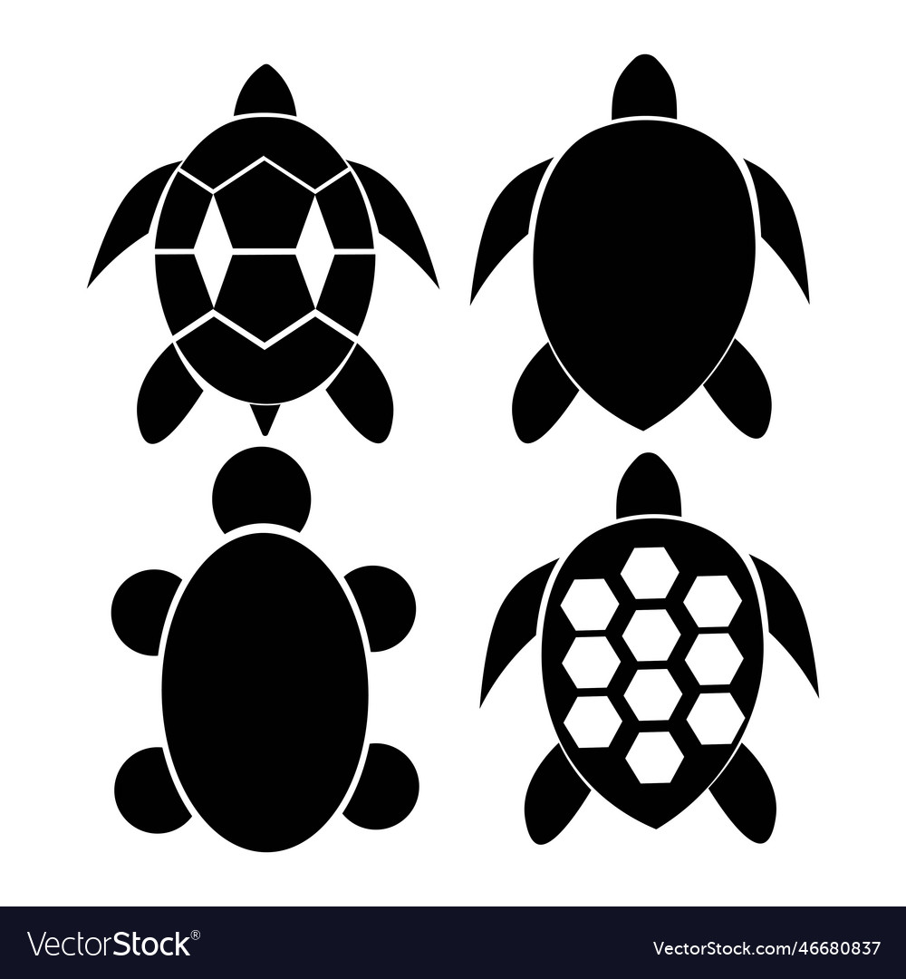 Turtle logo Royalty Free Vector Image - VectorStock