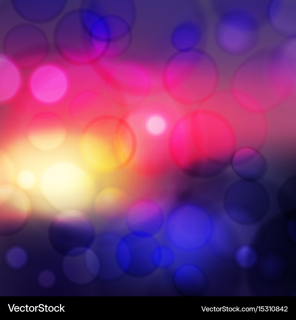 Abstract background with bokeh effect Royalty Free Vector