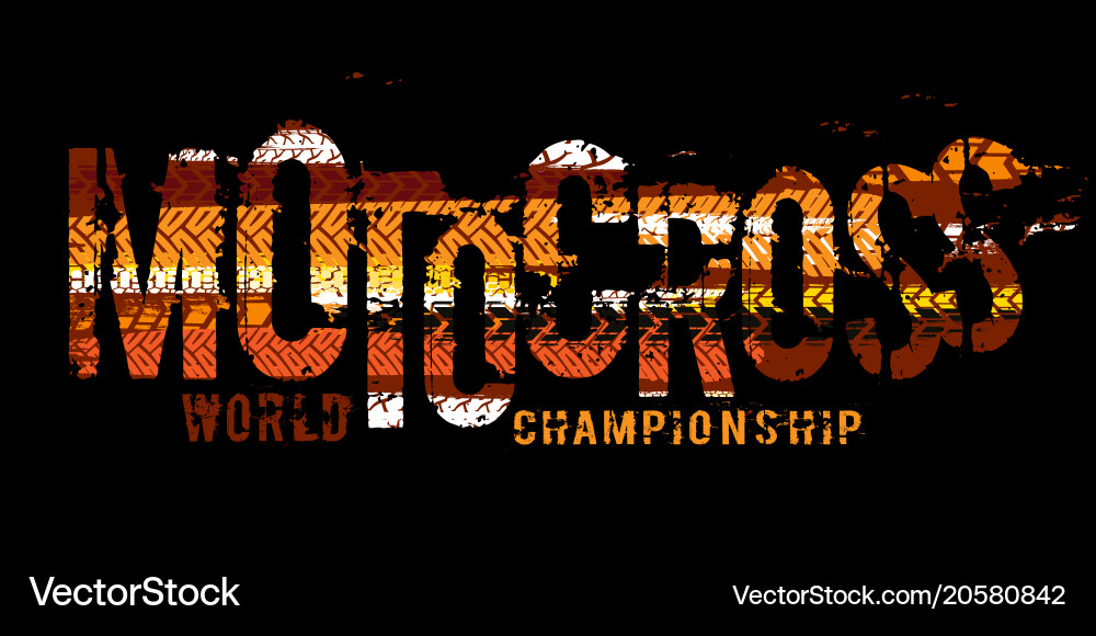 Tire moto lettering Royalty Free Vector Image - VectorStock