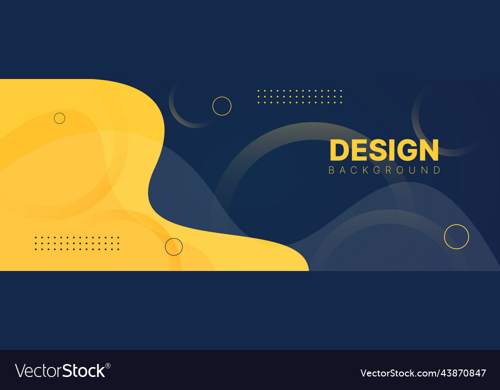 Abstract banner background design template Vector Image