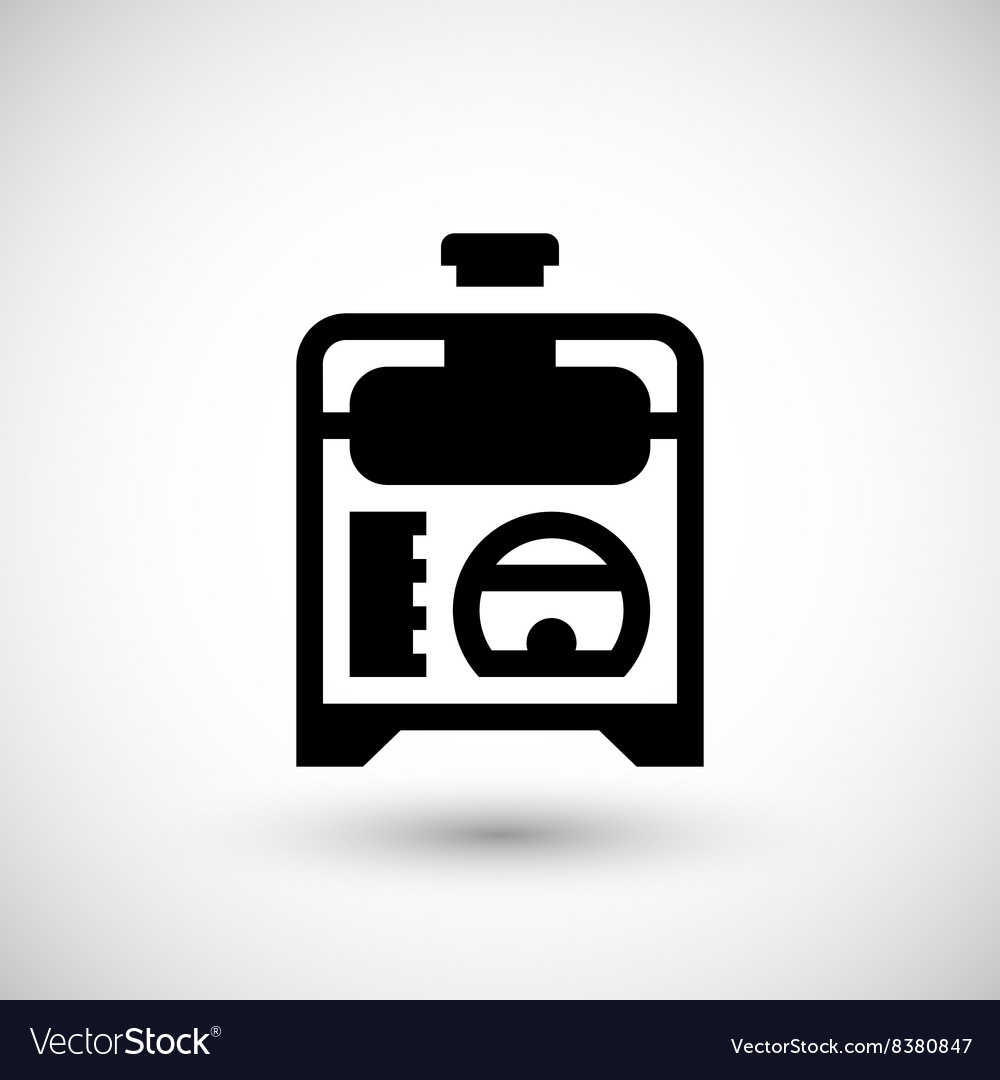 Electric generator icon Royalty Free Vector Image