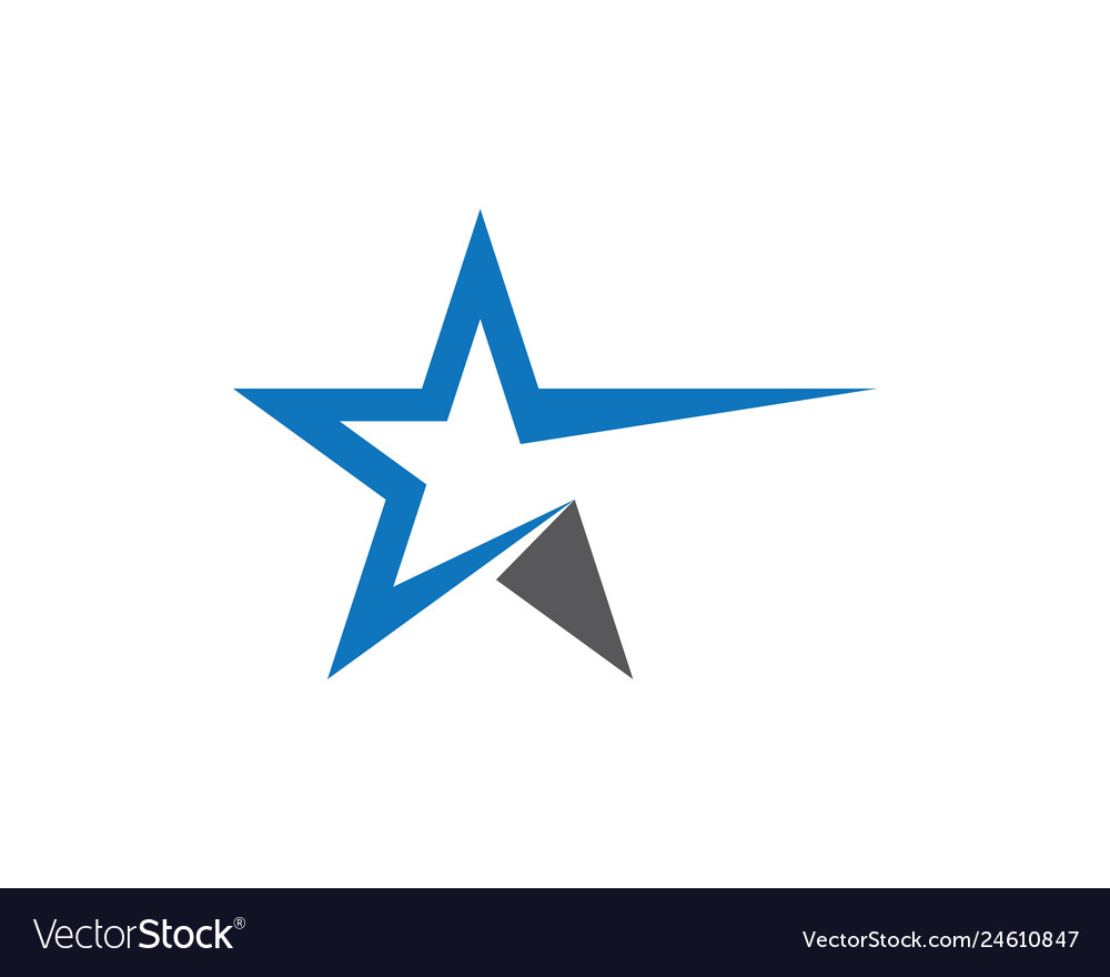 Star logo template Royalty Free Vector Image - VectorStock