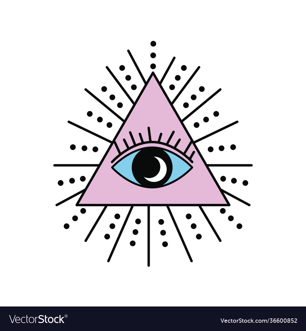 Eye in triangle