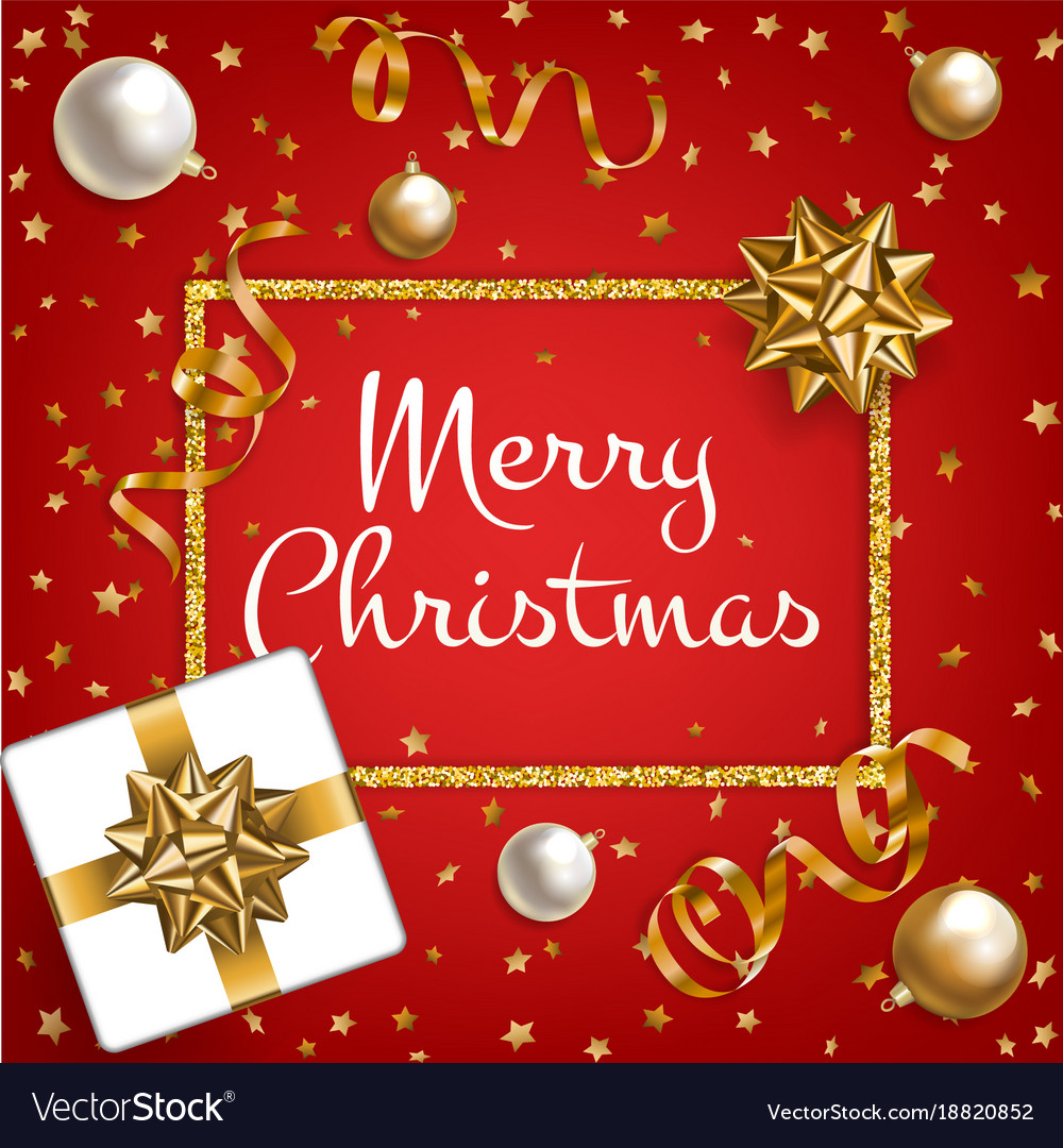 Merry christmas background Royalty Free Vector Image