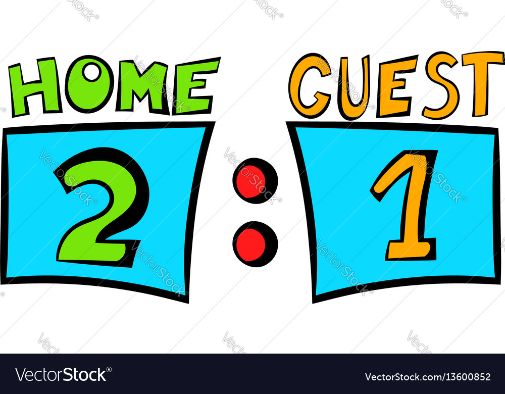 Scoreboard icon icon cartoon Royalty Free Vector Image