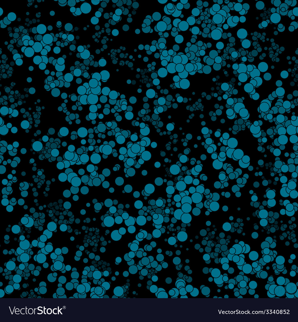 Seamless deep water bubble texture background Vector Image