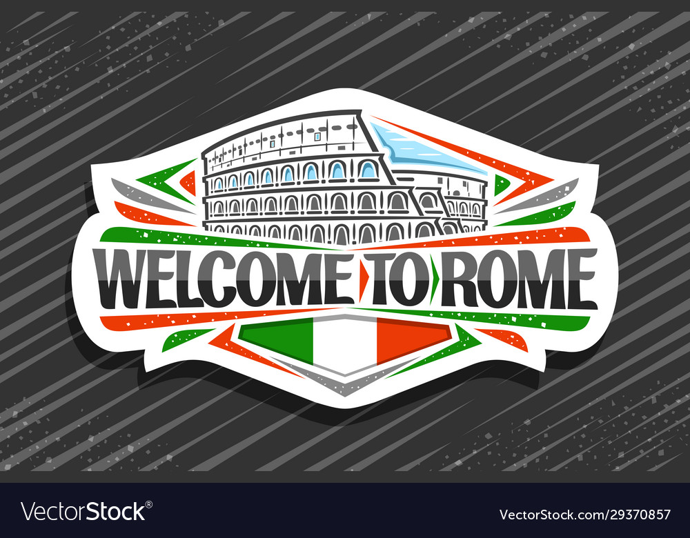 Logo for rome Royalty Free Vector Image - VectorStock