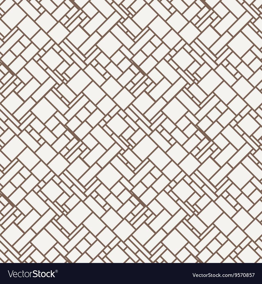 Seamless pattern of rectangles of different Vector Image