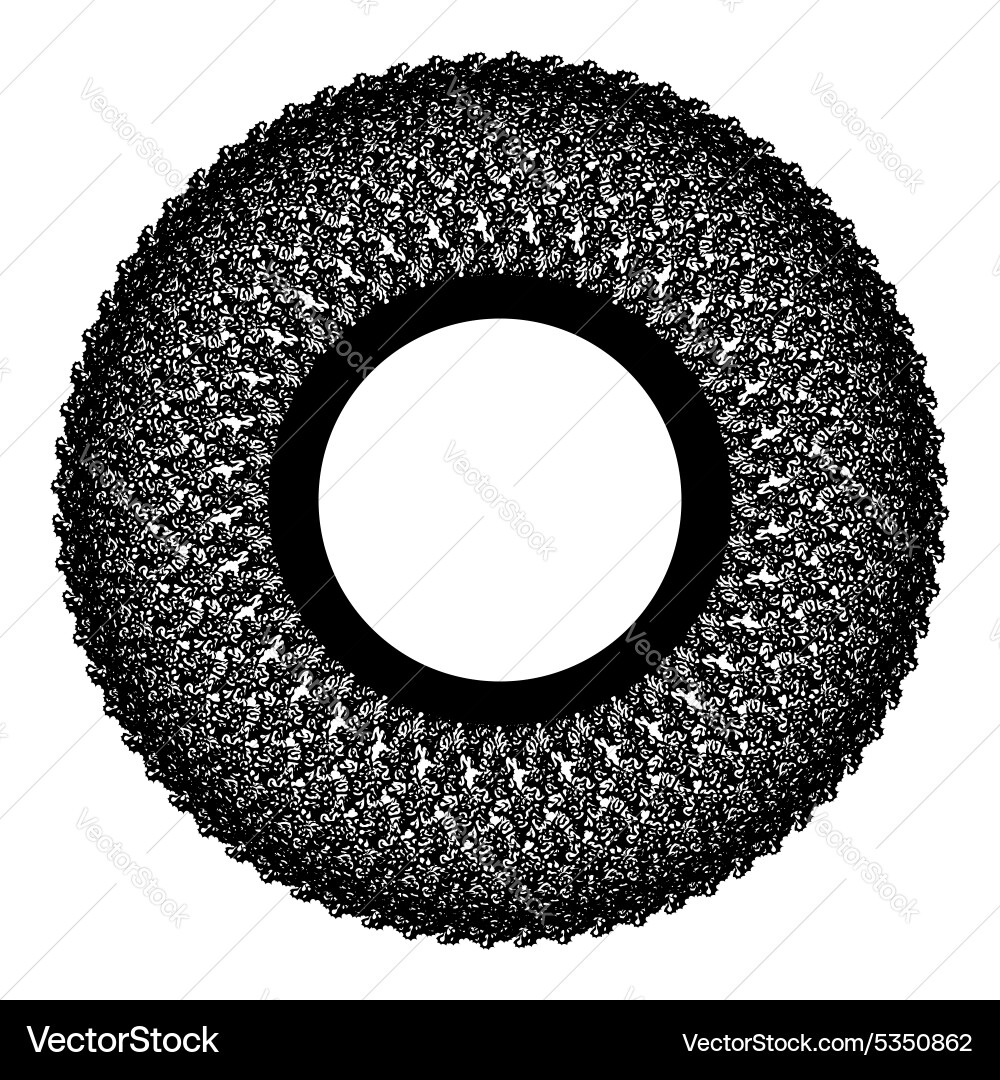 Circle frame Royalty Free Vector Image - VectorStock