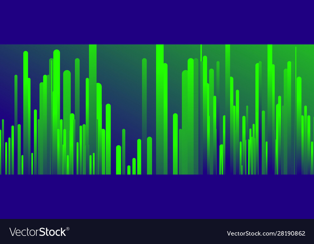 Fluid gradient lines rain design concept thin Vector Image