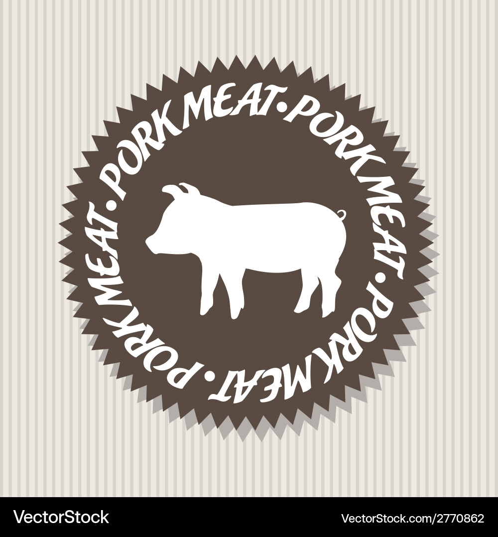 Label design over beige background Royalty Free Vector Image