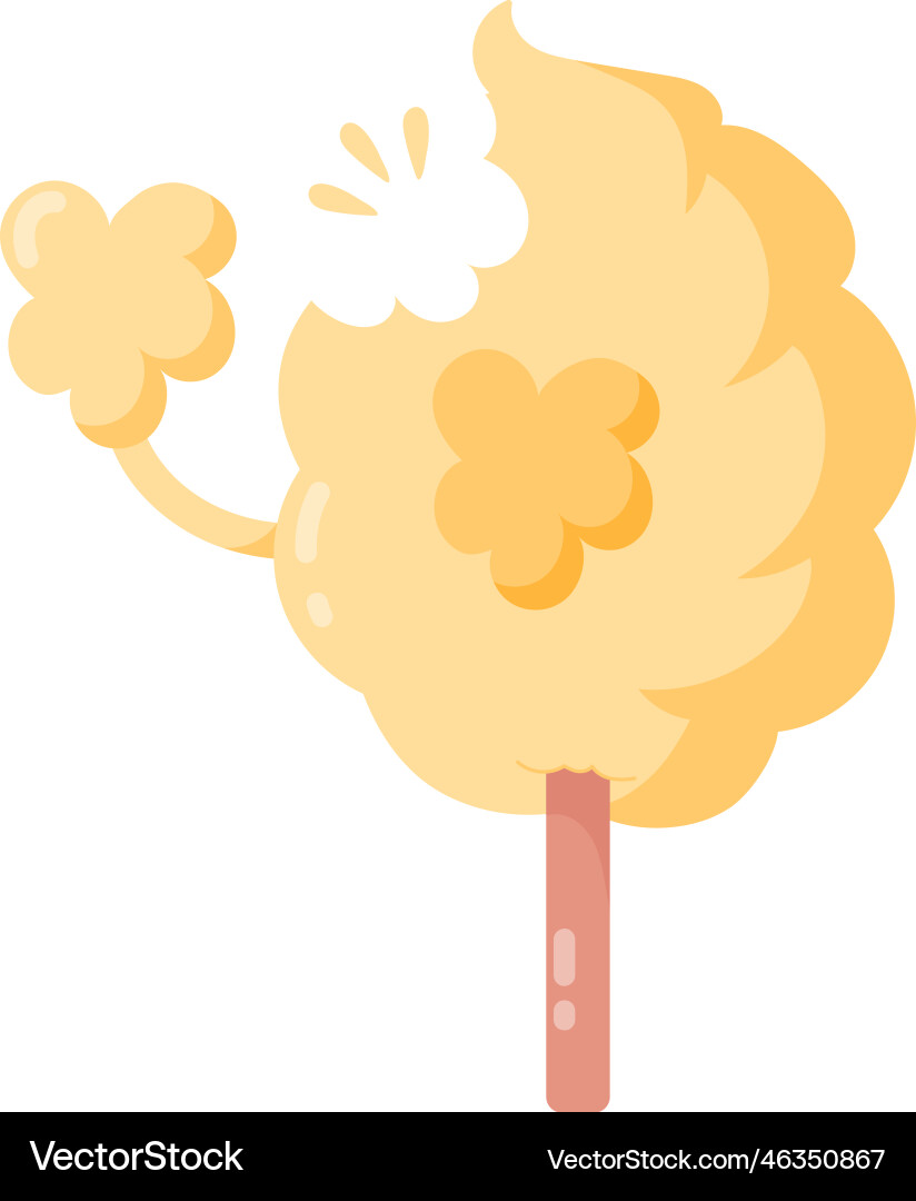 Cotton candy Royalty Free Vector Image - VectorStock
