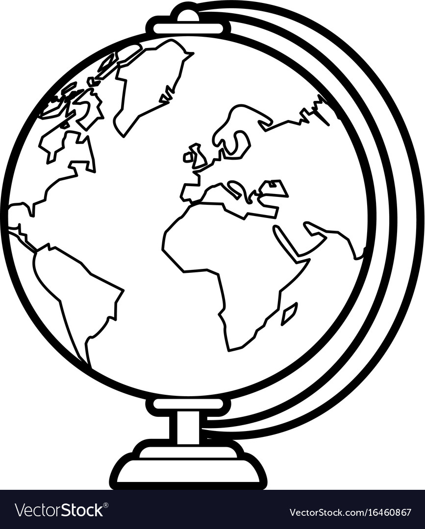 Globe Royalty Free Vector Image - VectorStock