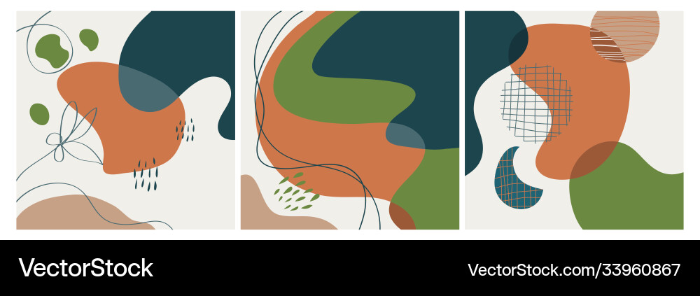 Hand drawn various shapes and objects Royalty Free Vector