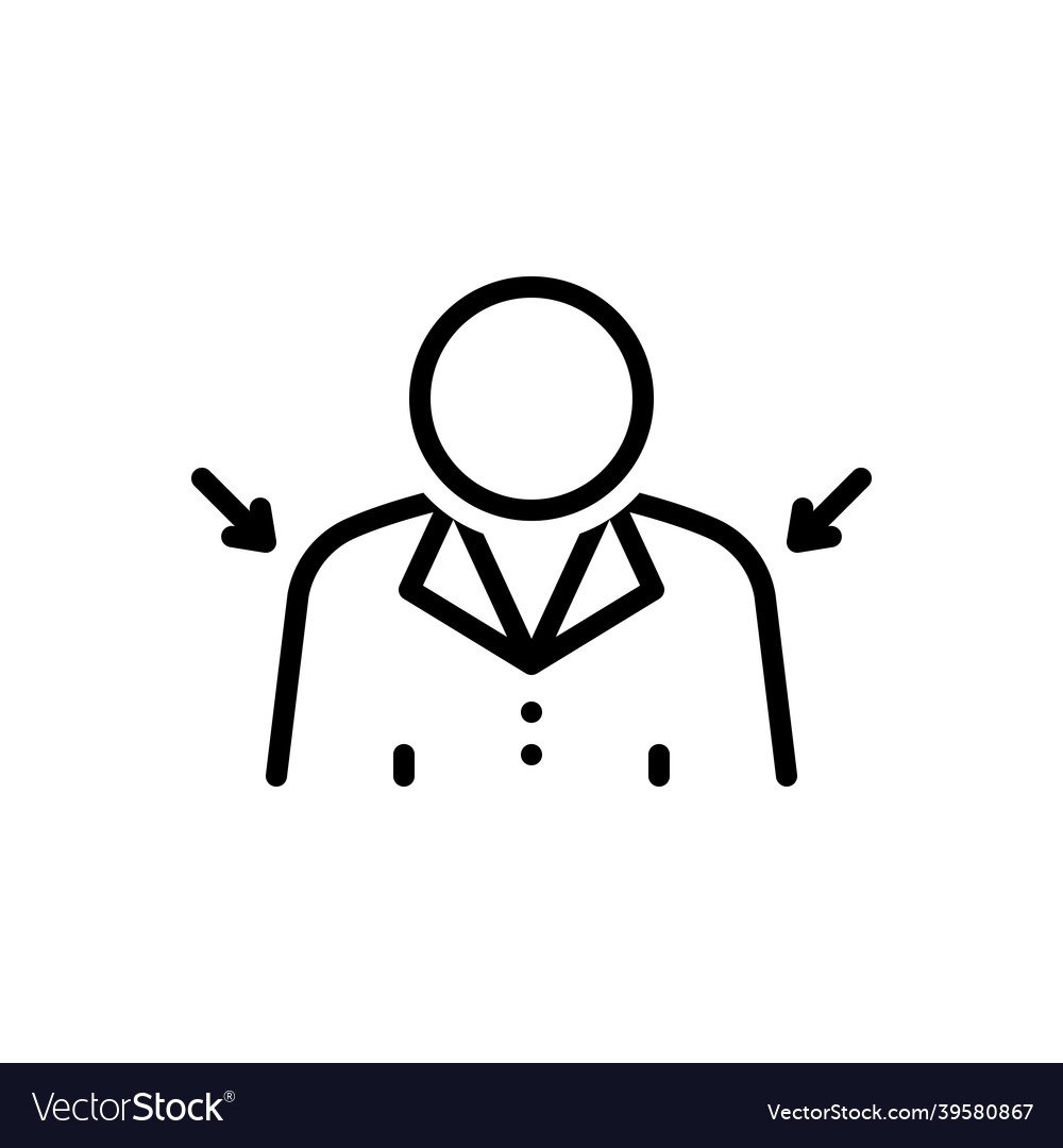 Shoulder Royalty Free Vector Image - VectorStock