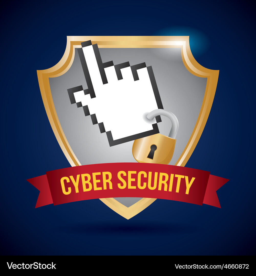 Security system design Royalty Free Vector Image