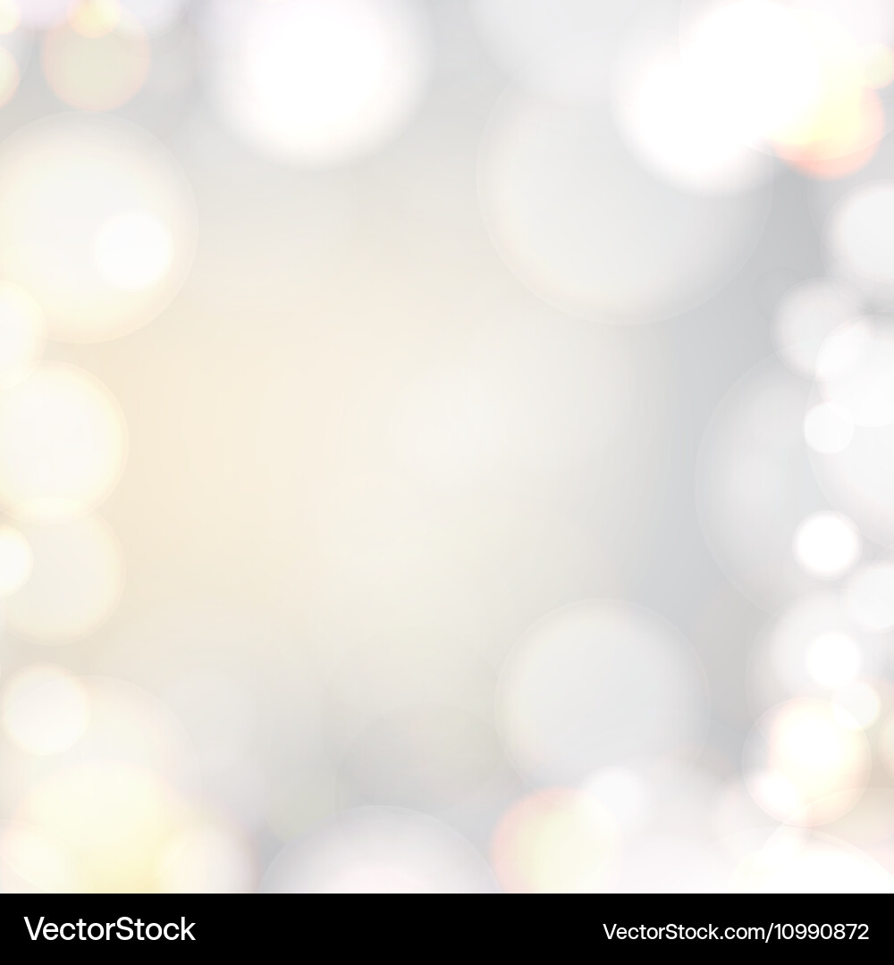 The Gray bokeh Royalty Free Vector Image - VectorStock