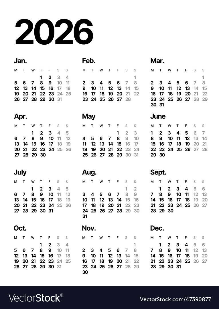 annual-calendar-template-in-a-minimalist-style-vector-image