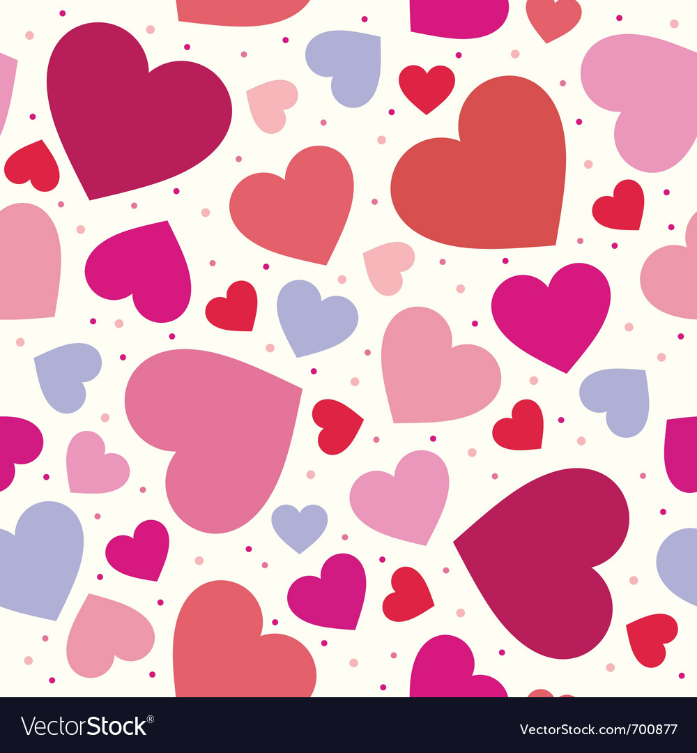 Hearts pattern Royalty Free Vector Image - VectorStock