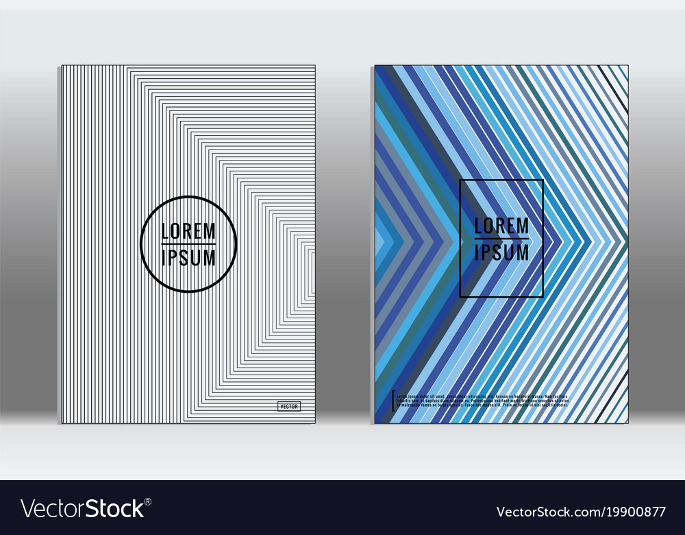 Minimal placard geometric cover Royalty Free Vector Image