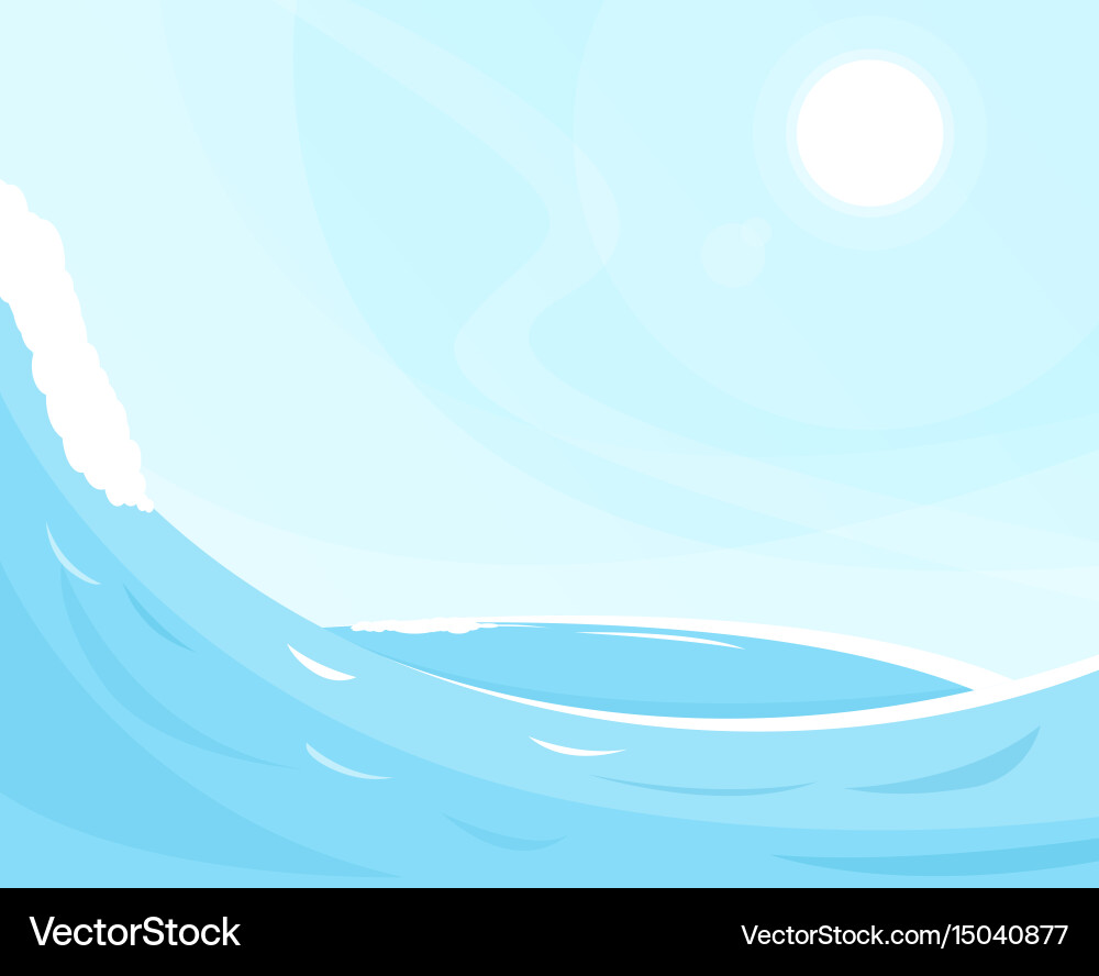 Sea waves background Royalty Free Vector Image