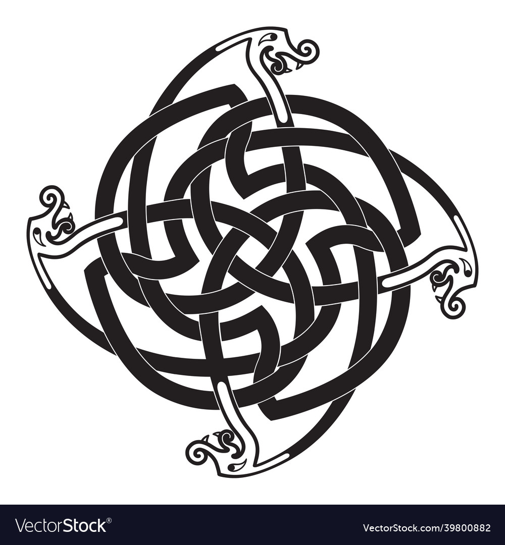 Celtic national ornament Royalty Free Vector Image