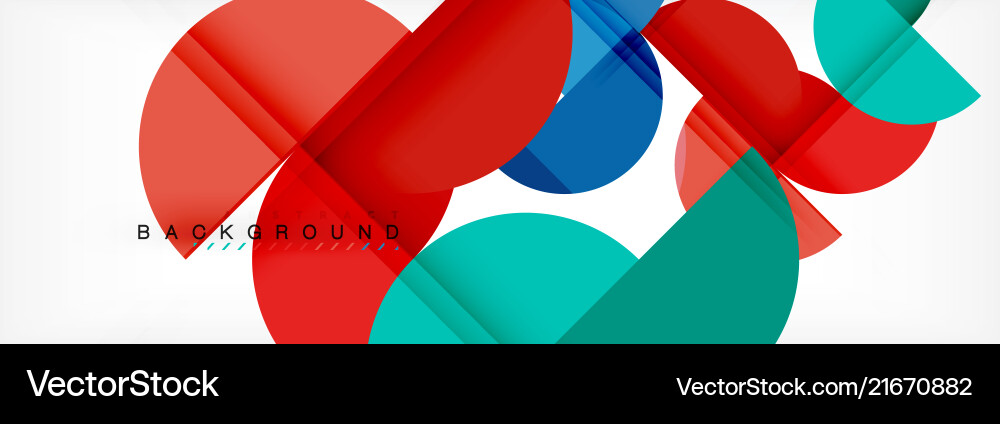 Circle abstract background geometric Royalty Free Vector