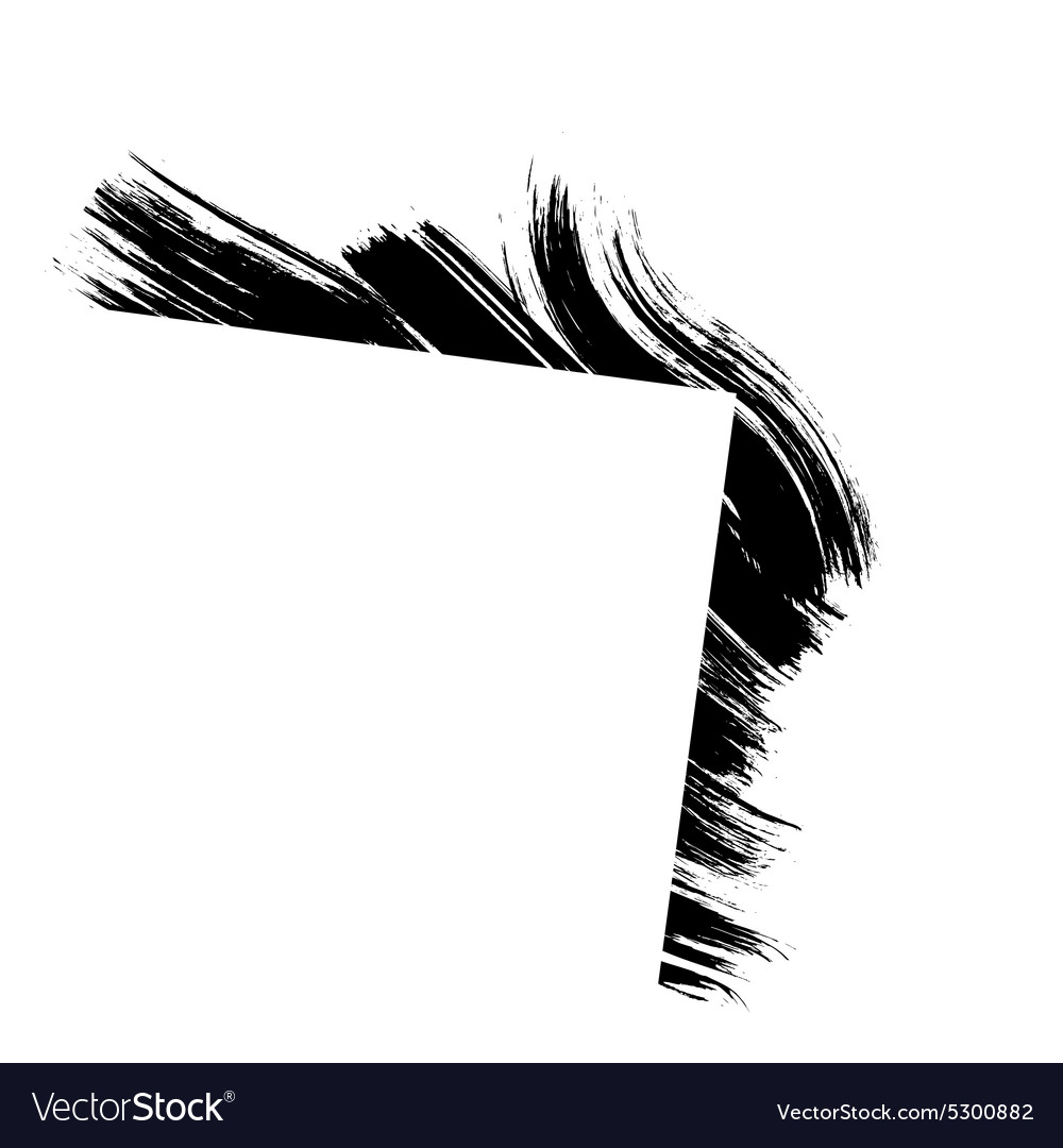 Grunge line frame Royalty Free Vector Image - VectorStock