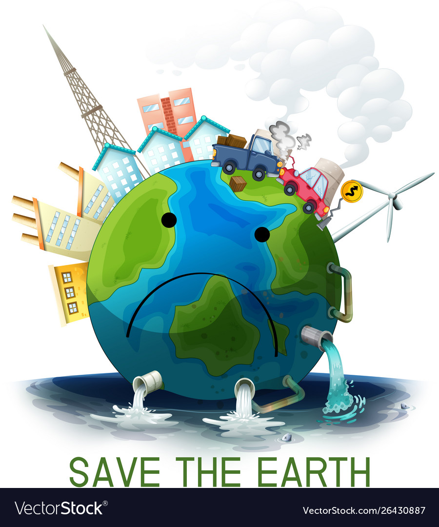 Stop Pollution Save Earth Poster The Earth Images Revimage Org