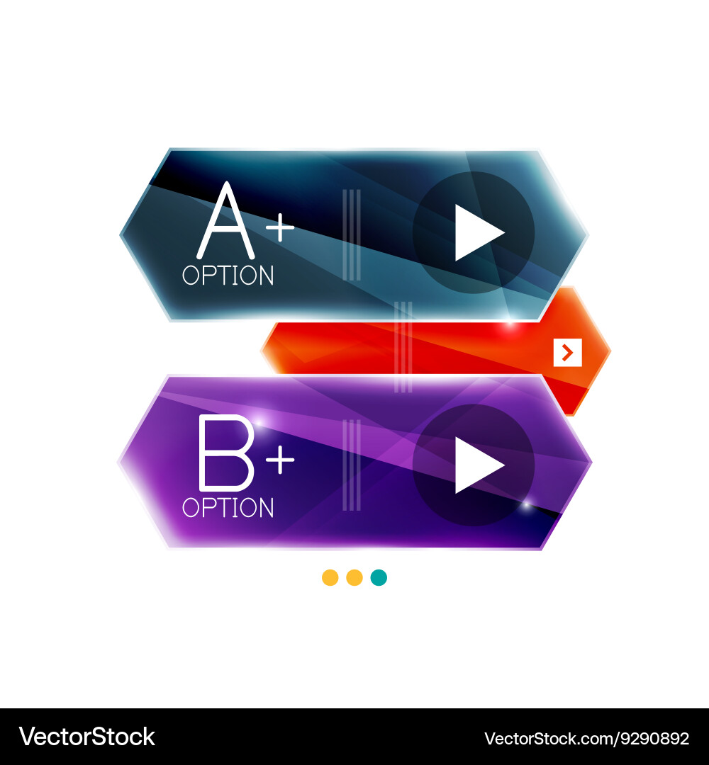 Arrow infographics element Royalty Free Vector Image